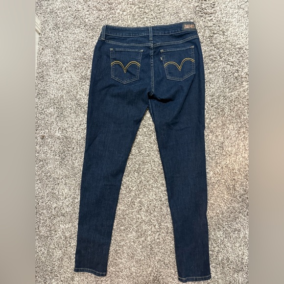 Levi’s Mid Rise Skinny Jeans Dark Wash size 13 M - Picture 4 of 5